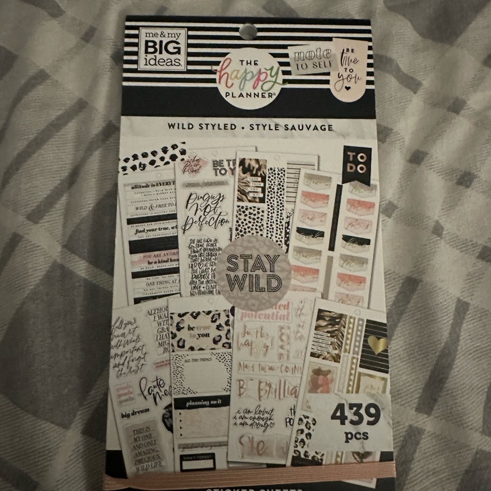 The Happy Planner Wild Styled Sticker Collection